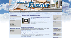 Desktop Screenshot of gebrauchte-fenster.com